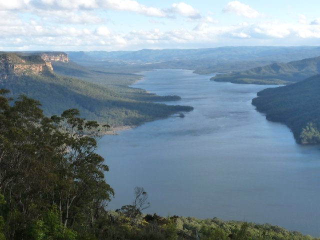 Lake Burragorang from  Burragorang Lookout, Nattai